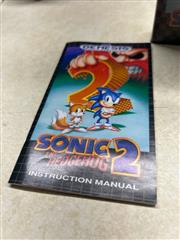 SONIC THE HEDGEHOG 2 (SEGA GENESIS) CIB - CLEANED & POLISHED - NICE!